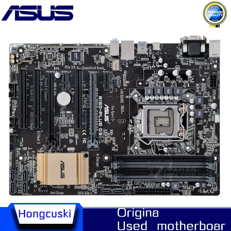 LGA 1151 For Intel B150 motherboard For ASUS B150-PLUS D3 Socket LGA1151 DDR3 SATA3 Desktop motherboard