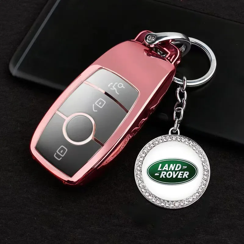 Keychain Accessories for Land Rover Discovery 2 3 4 5 Range Rover Evoque Vogue Defender Freelander Metal Key Ring Car Key Chain