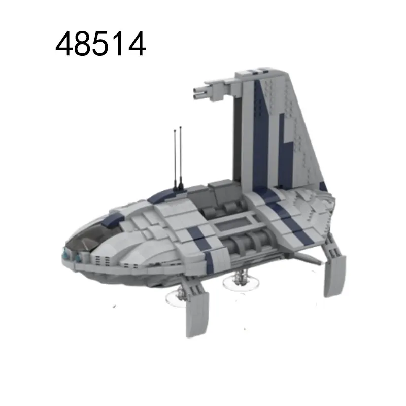 MOC-143235 146115 Game Model 79755 Transport Ship Small Particle Assembly Building Block Toy