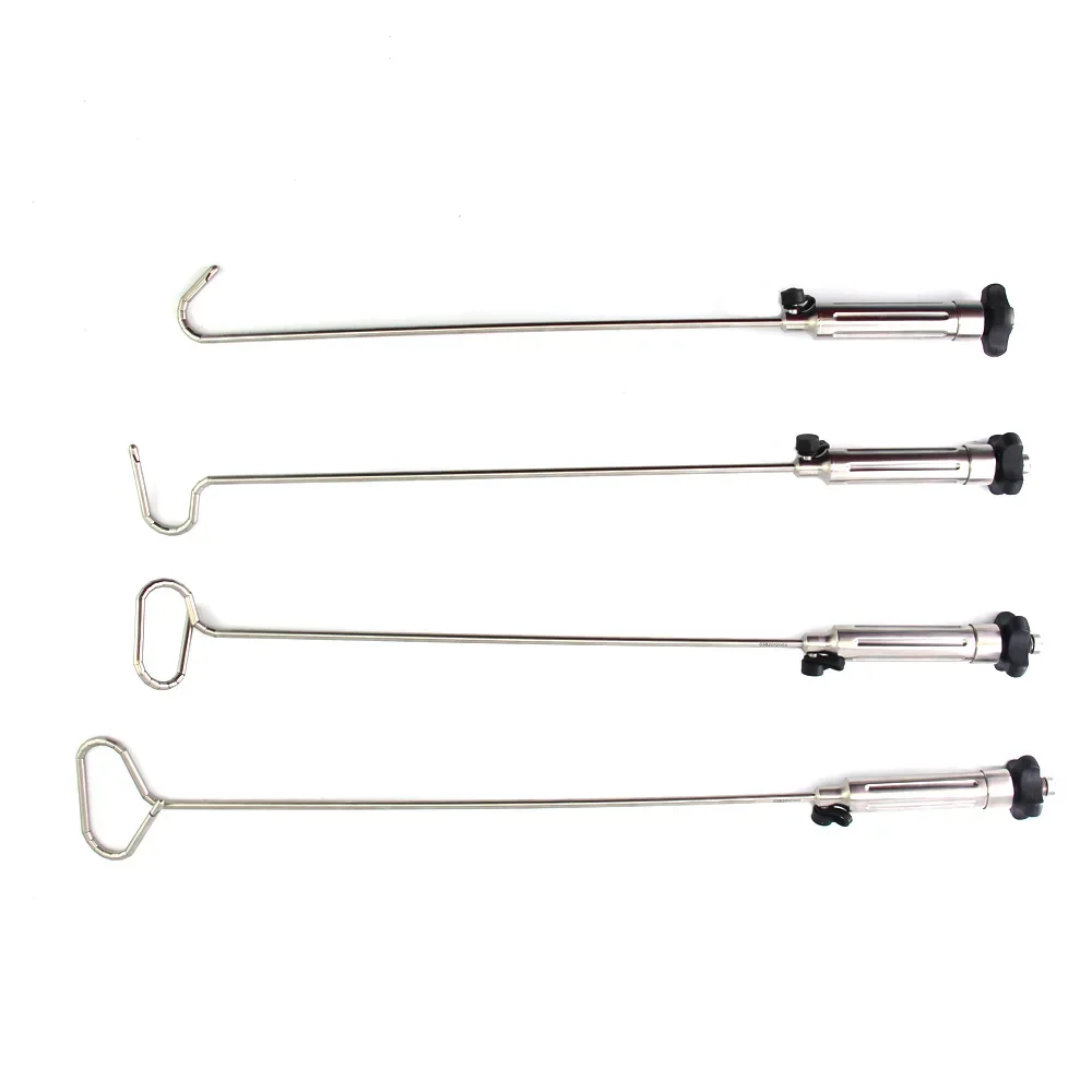 Reusable Laparoscopic instruments gold finger liver retractor