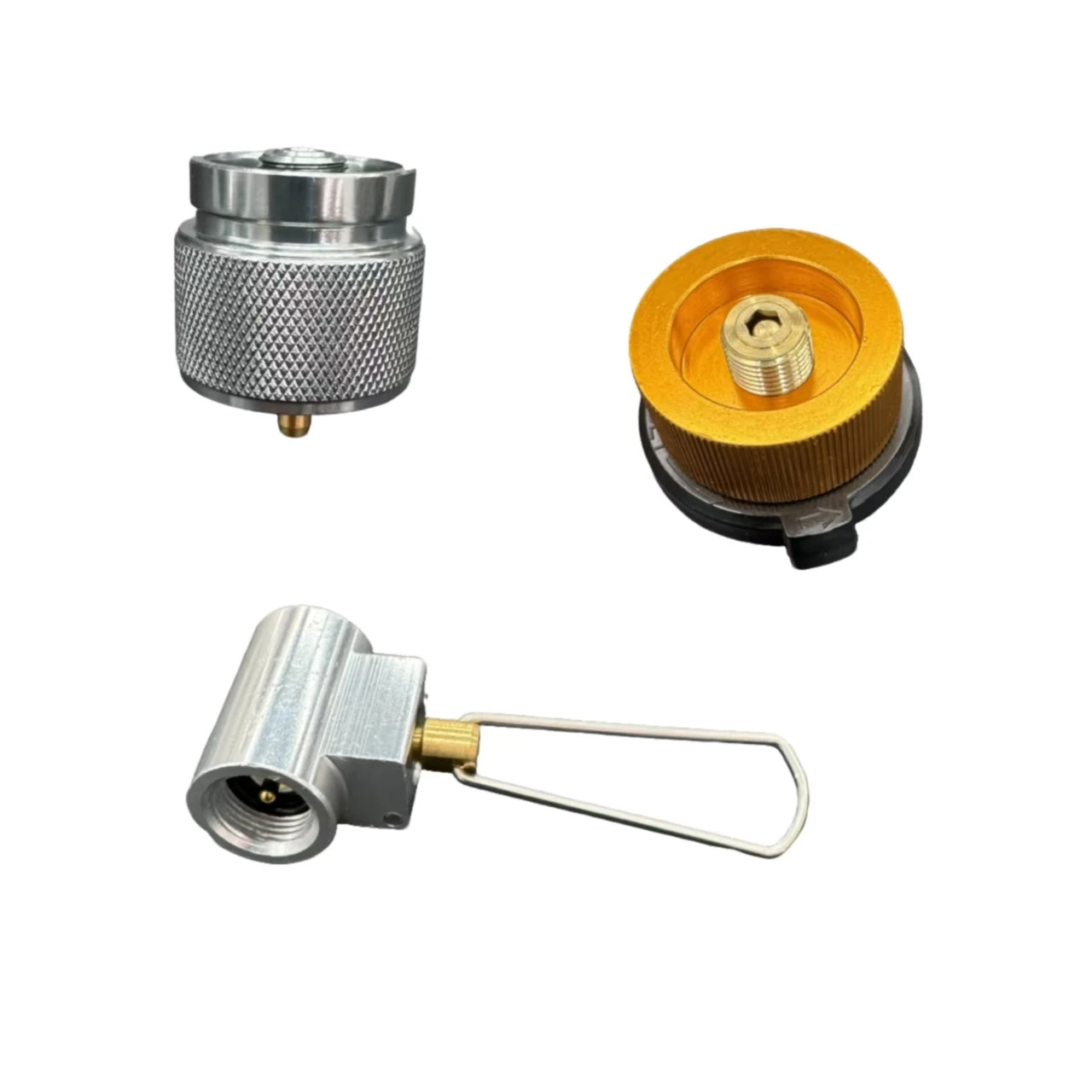 Tragbarer Gaskocher-Adapter, Camping-Konverter für Butangasflasche, Outdoor-Brenner und Campingkocher-Anschluss – Detail 6