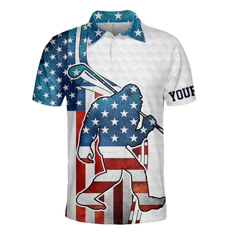 New 3d Hawaii Funny Gorilla Golf T Shirts Summer Trendy Mens Polo Shirts Casual Outdoor Sports Short Sleeved For Men And Women