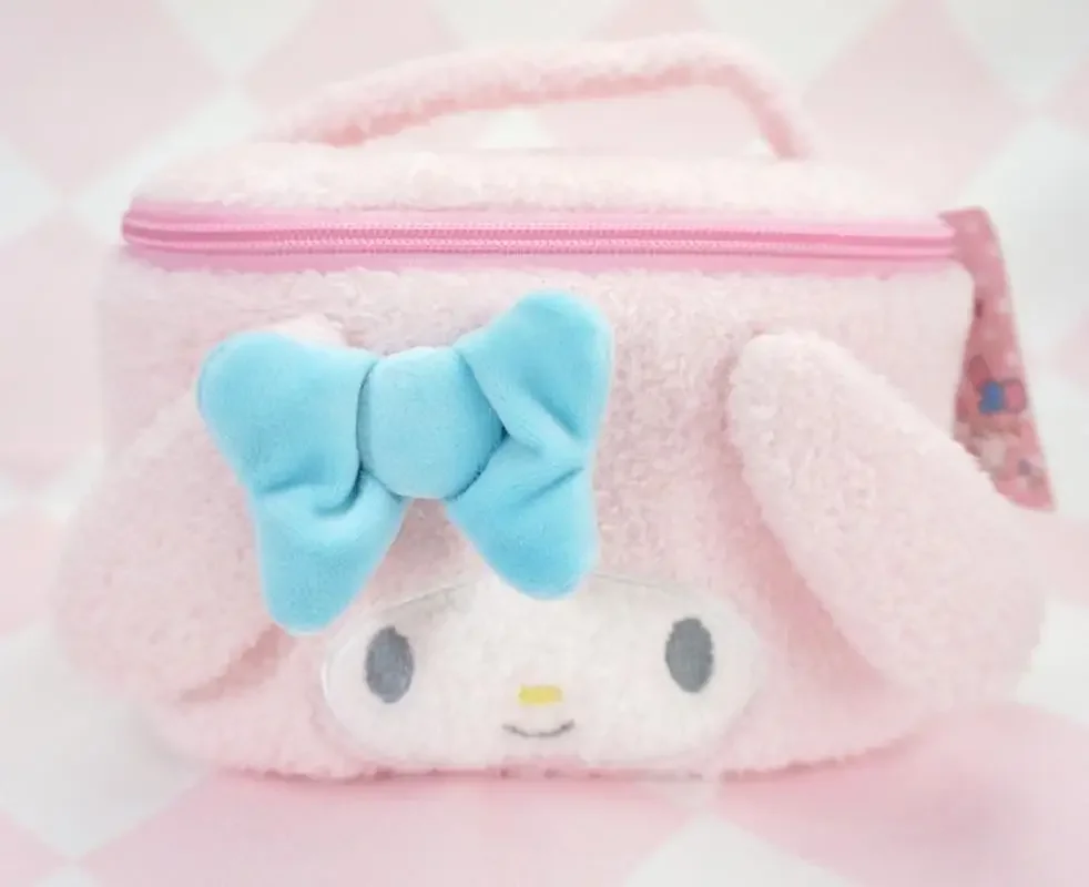 Hello Kitty Cosmetic Bag My Melody Makeup Case Cinnamon Dog Pudding Dog Little Twin Star Cosmetic Box Sanrio Pencil Organizer