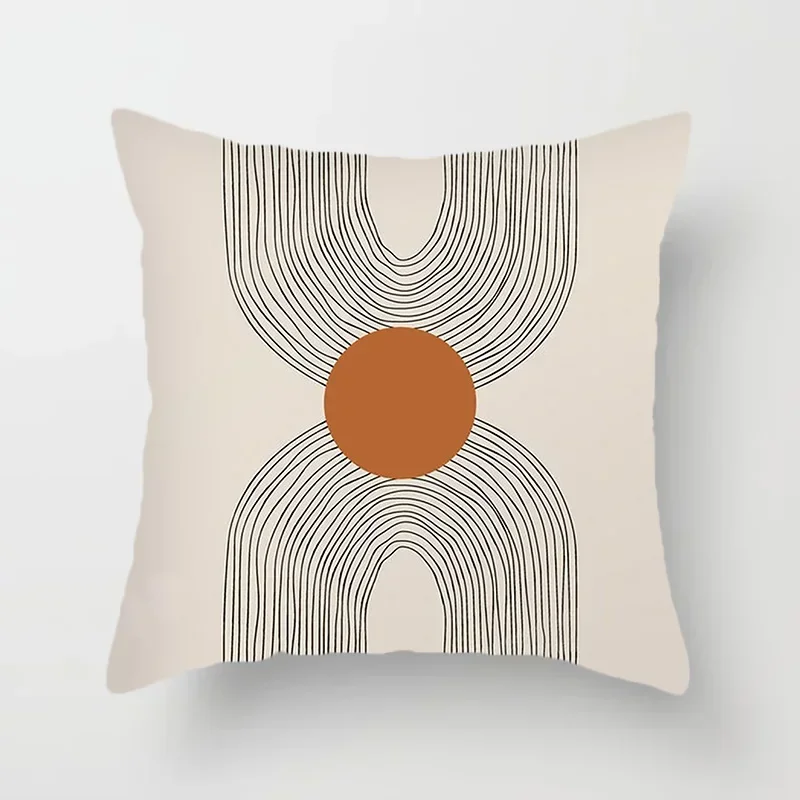 45*45cm Abstract  Pattern Creative Cushion Cover Home Decor Pillow Cover For Sofa Decoration Polyester Pillowcase
