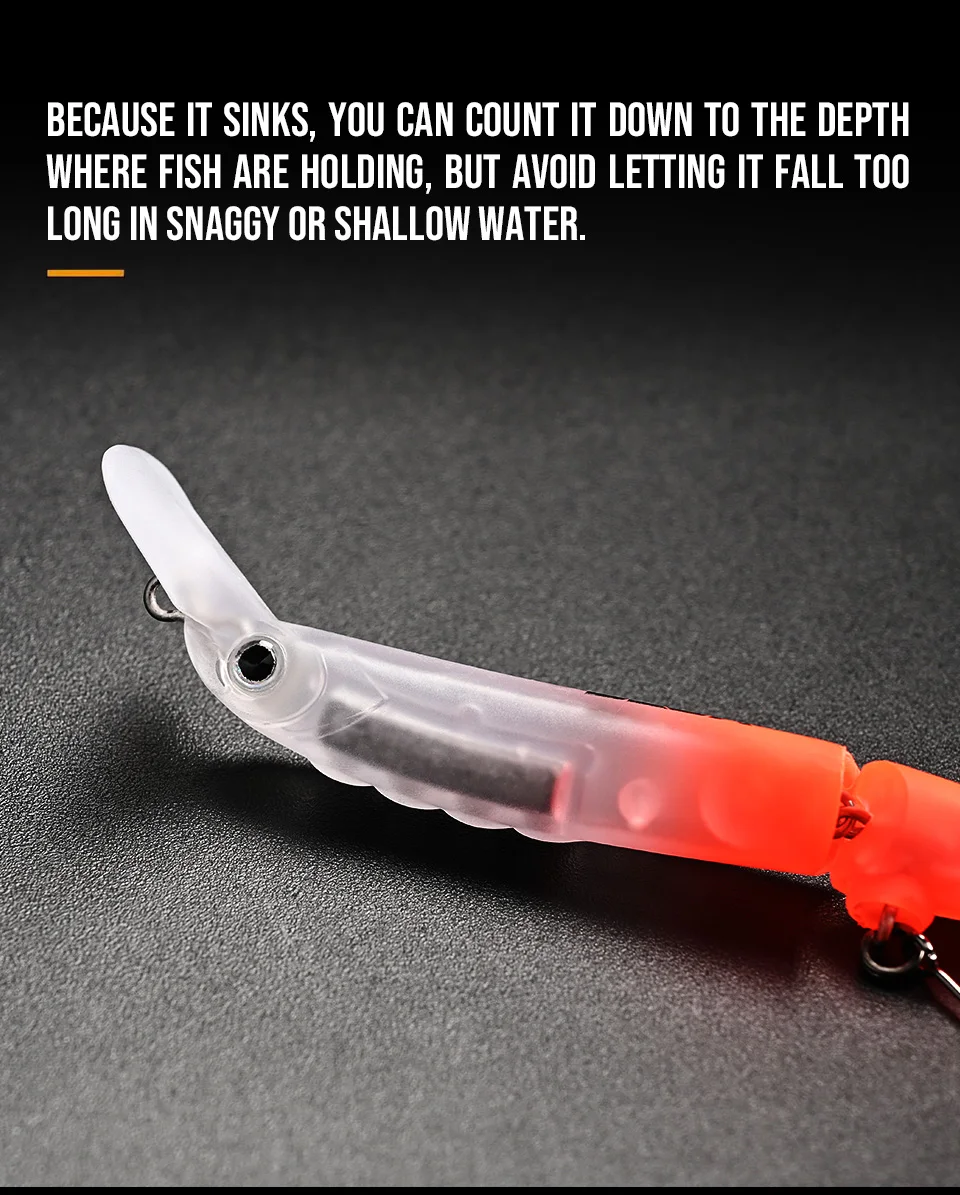 BLUX HAGWORM Crankbait 60mm 4,2g Schnell Sinkender Wobbler Angelköder Süßwasser-Minnow BFS Area Forellen Künstlicher Hartköder – Detail 7
