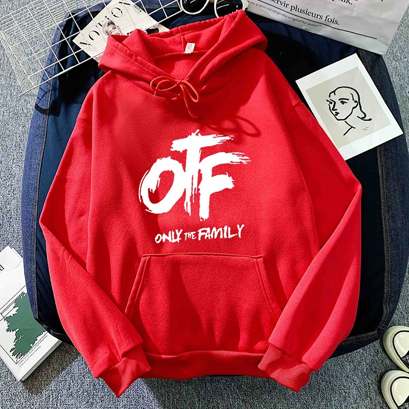 Neue Stil Hoodies Schwarz Mit Kapuze Jacke Für Männer Marke Otf Muster Gedruckt NUR THA FAMILY Männlich Herbst Sweatshirt Hoody Plus Größe