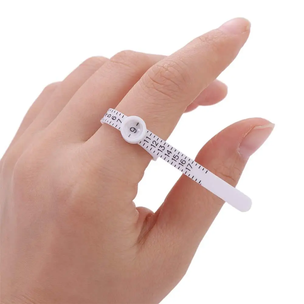 Portable Ring Sizing Tool Ring Ruler Ring Measurer UK/US/EU Size Finger Gauge Ring Sizer Finger Size Coil Measurement Belt