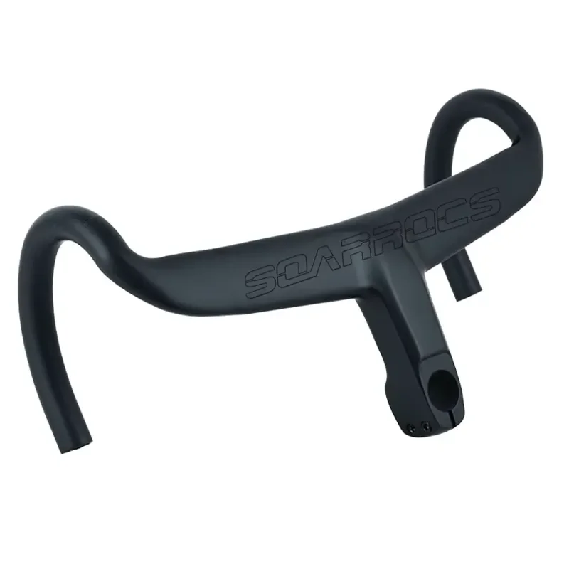 Ultra Light Carbon Fiber Handlebar Riser Unibody for Road BMX Cruiser Bikes Aviation Grade Comfort Design All in One Piece