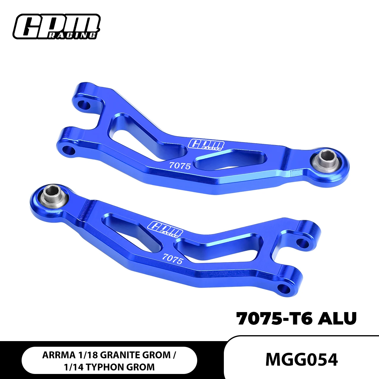 

Передние верхние рычаги подвески из сплава GPM 7075, ARRMA, гранитная решетка 1/18, тифоновая решетка ARA2106