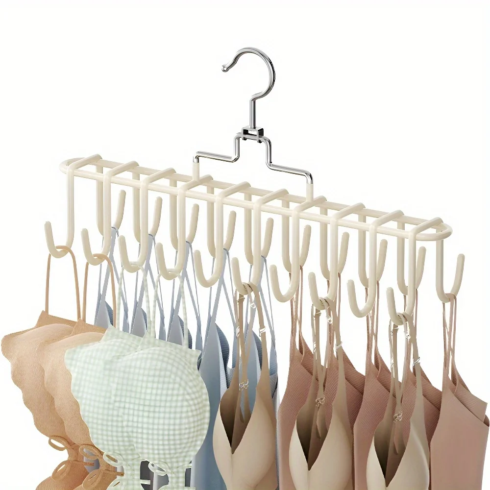 1 Pc Non-Slip Multi-Hook Underwear & Yoga Vest Hanger - Hot-Selling Storage Rack for Home & Dorm Rooms