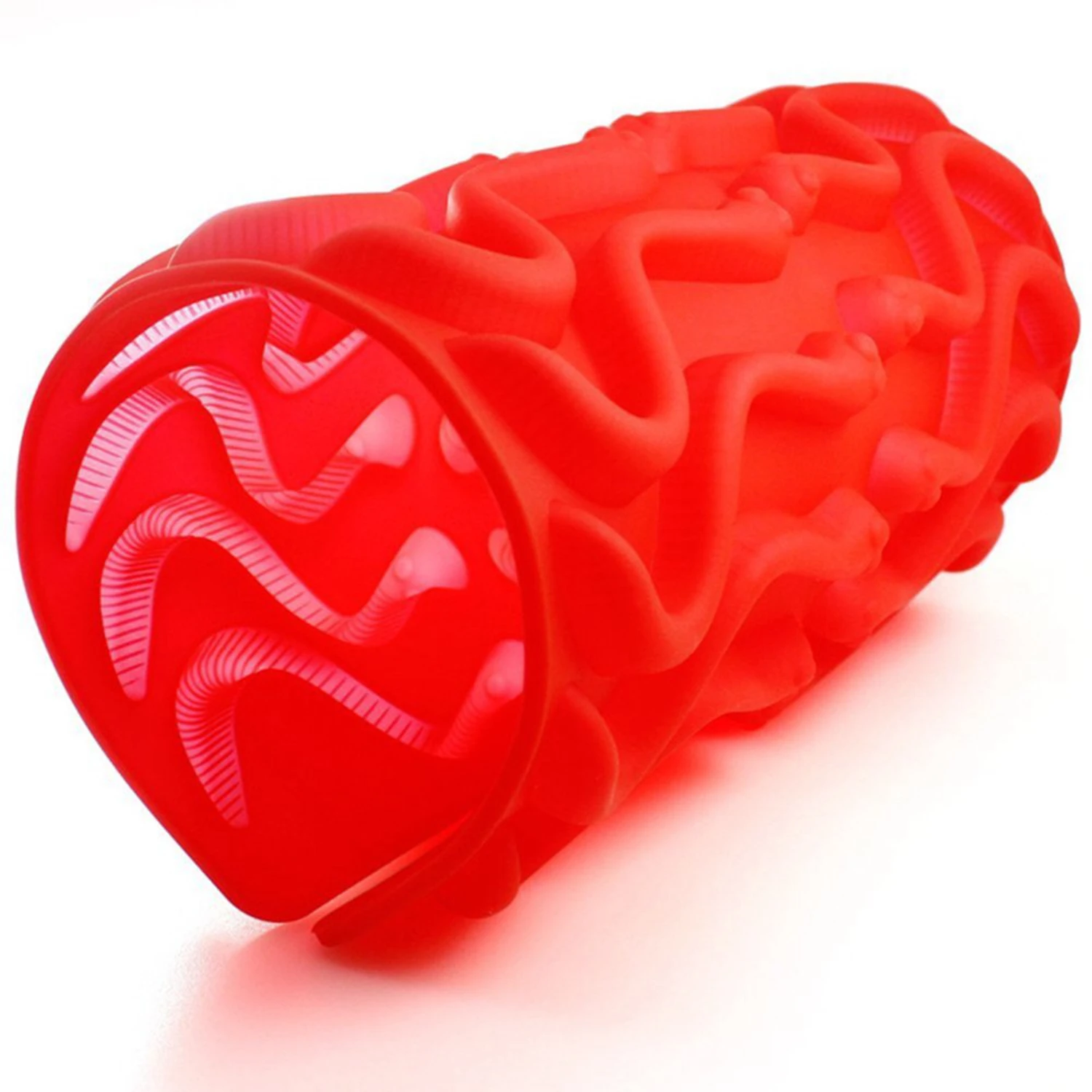 Set di stampi per fondente al cioccolato e caramelle in silicone a forma di verme - 3 pezzi/confezione