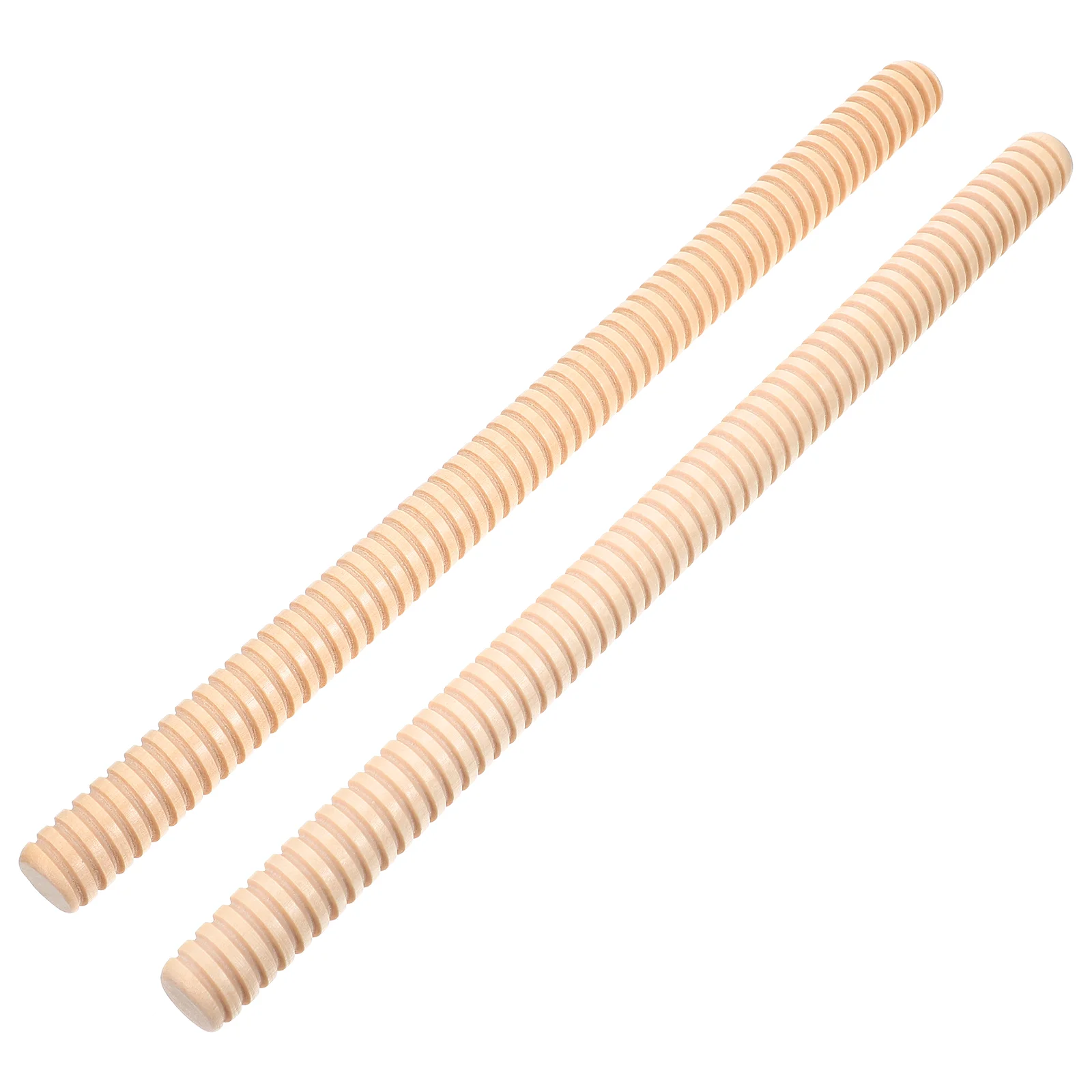 2 Pcs Orff Sticks Percussion Musical Instrument Claves Instruments Accessories Wood Rhythm Wooden Classical
