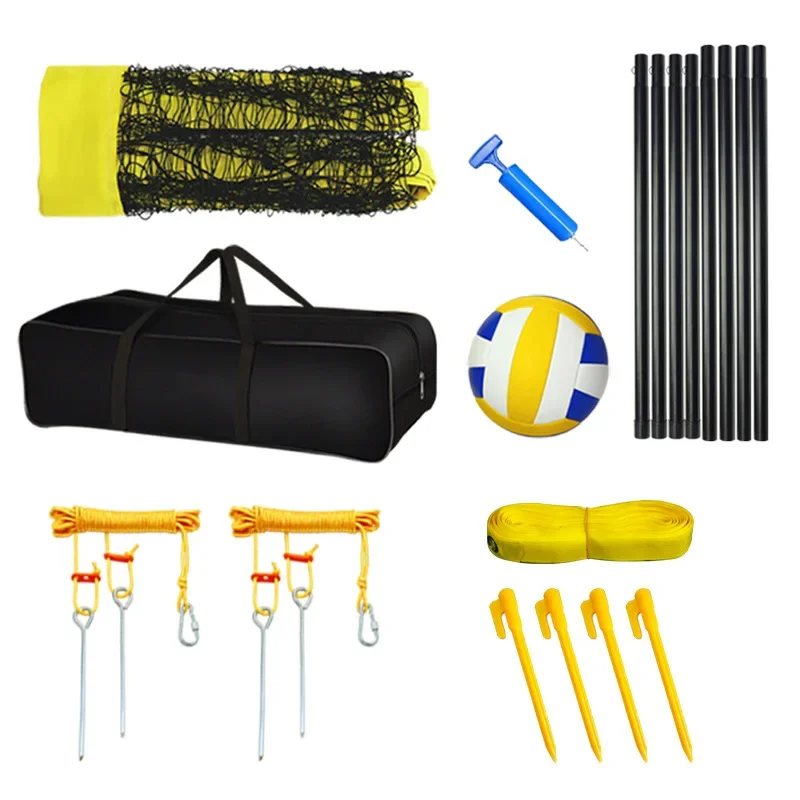 

Manufacturer wholesale cross-border foreign trade backyard beach grass volleyball net set portable volleyball net set