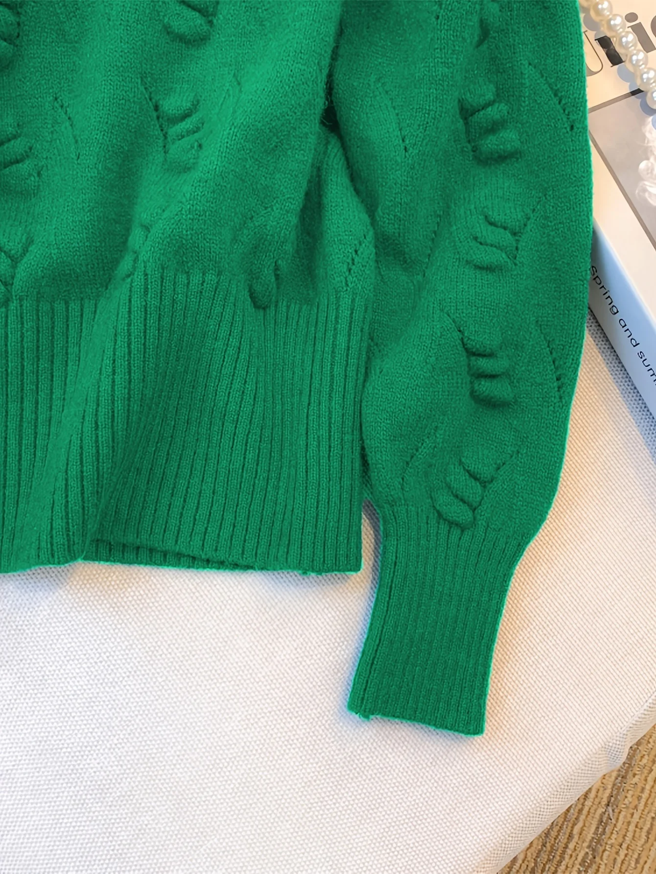 Thumbnail 3 - #27 Trending Womens Cropped Knit Sweaters Right Now