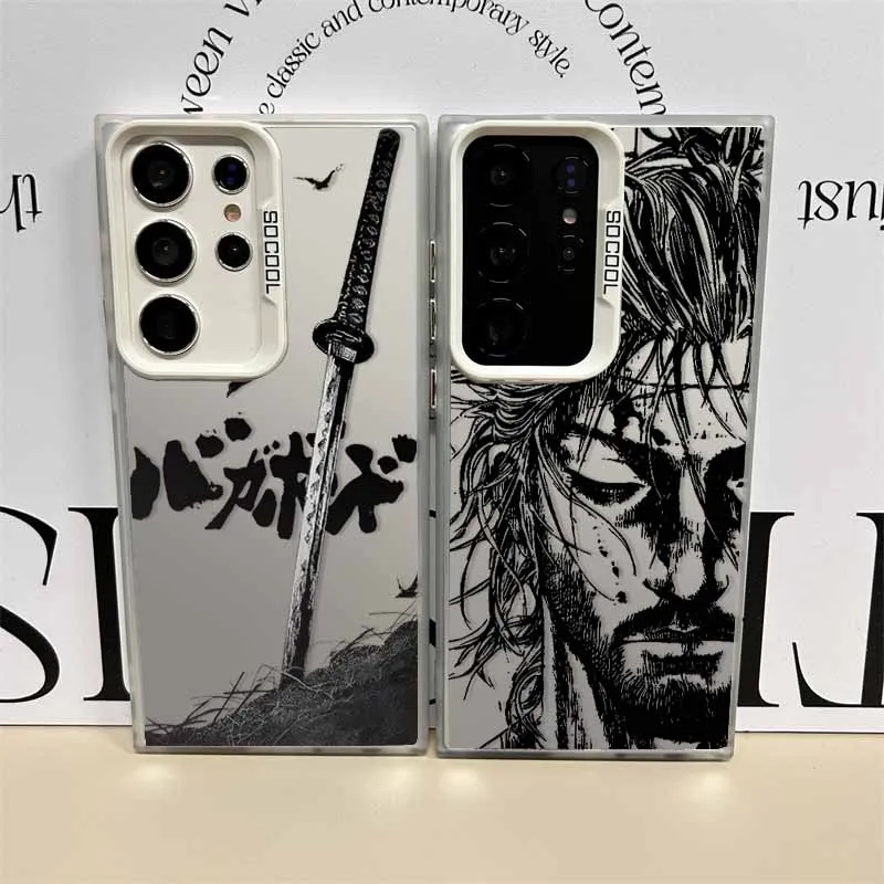 

Japanese Vagabond Samurai Fashion Cover For Samsung Galaxy S25 Edge S24 S23 S22 S21 S20 FE Ultra Plus Colorful Phone Case