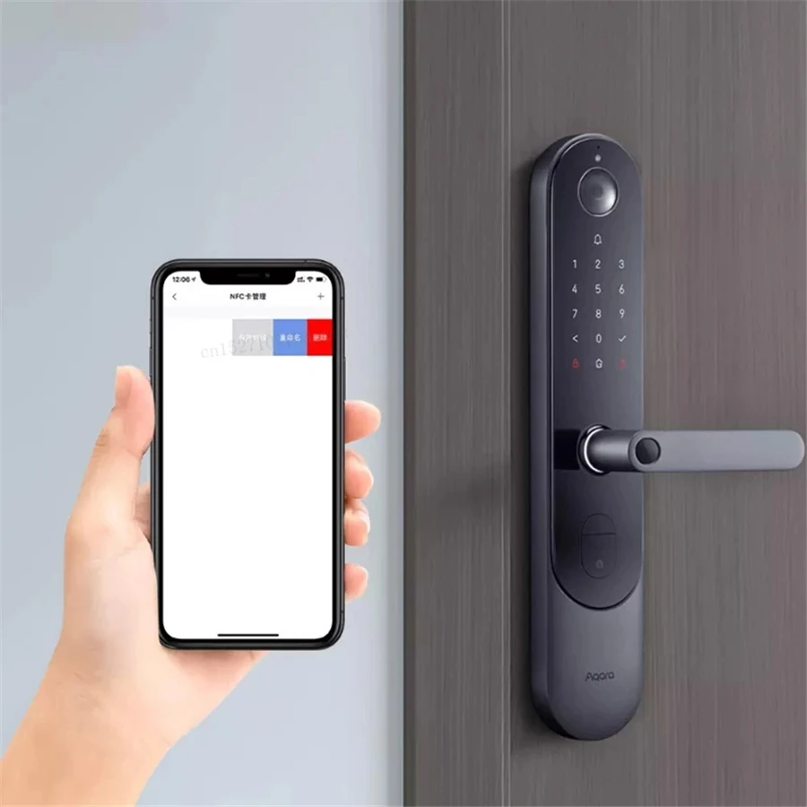 Aqara Smart Door Lock NFC Card Support Aqara Smart Door Lock N100 P100 Series App Control EAL5+ Chip For Home Security NFC Card