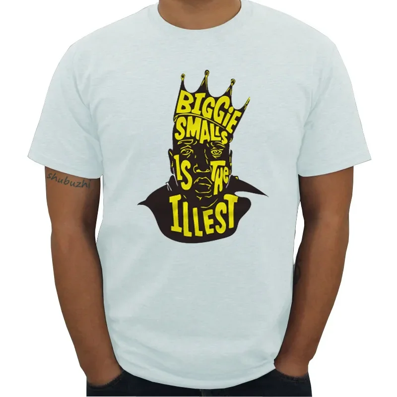 Mens t shirt Biggie Smalls Notorious B.I.G. Crown Short Sleeve Casual T-Shirts Men hip new brand tops