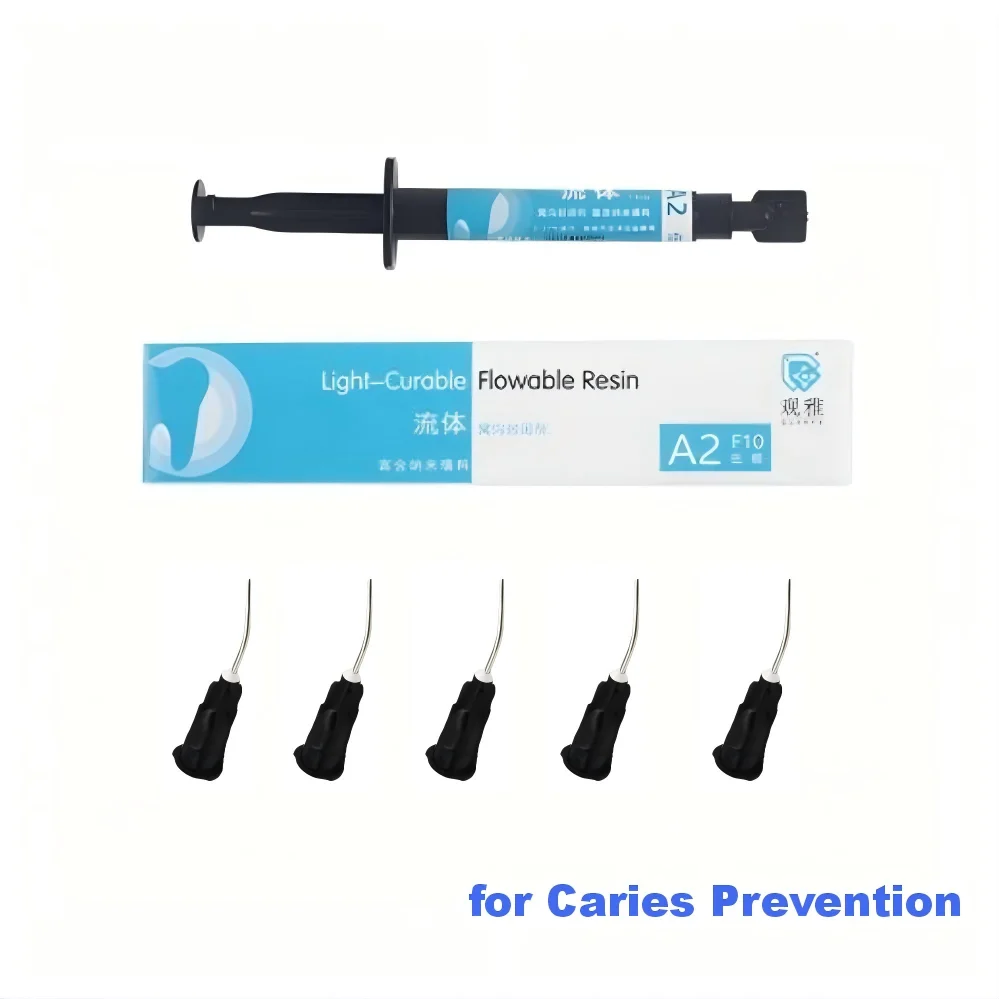 

Dental Tooth Caries Prevention Sealant Pit and Fissure Protection for Clinical Use Light Cure Flowable Resin High Low Viscosity