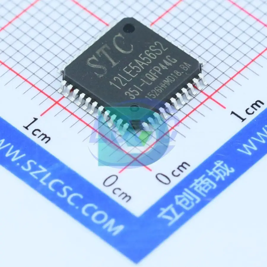 

STC12LE5A56S2-35I-LQFP44 56KB 1.25KB FLASH 40 2.2V~3.6V 51Series 35MHz LQFP-44(10x10) Microcontrollers (MCU/MPU/SOC) chips New o