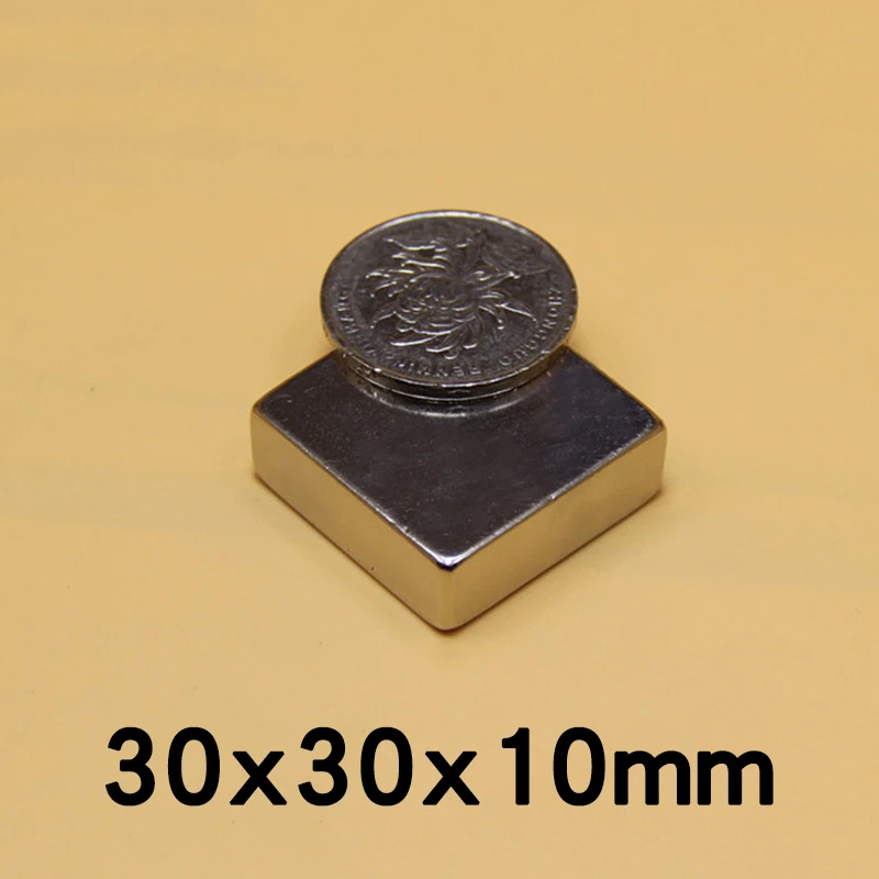 30x30x10mm Strong Block Magnet 30x30x10 mm Powerful Magnets 30*30*10mm For Home Refrigerators, Offices DIY