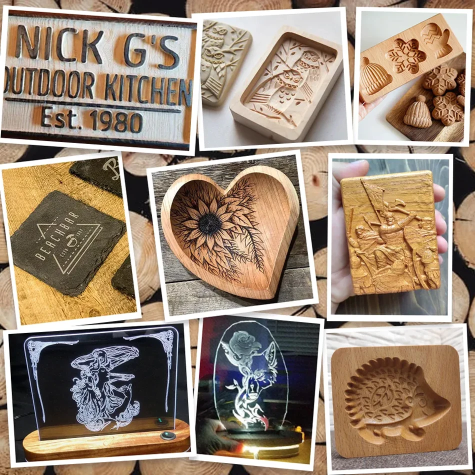 TWOTREES Automatic Mini Woodworking 3018 CNC Engraving Milling Wood Router Carving Machine Wood Acrylic Multi-axis Key Motor