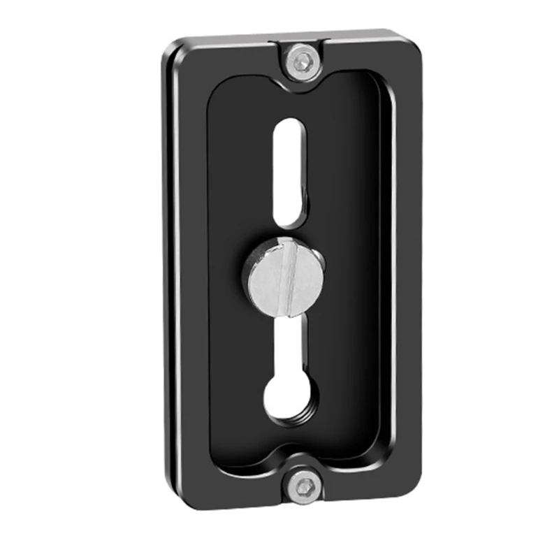Aluminum Alloy 1/4 Quick Release Plate PU50 PU70 38mm Clamp Mount For Camera Tripods Professional
