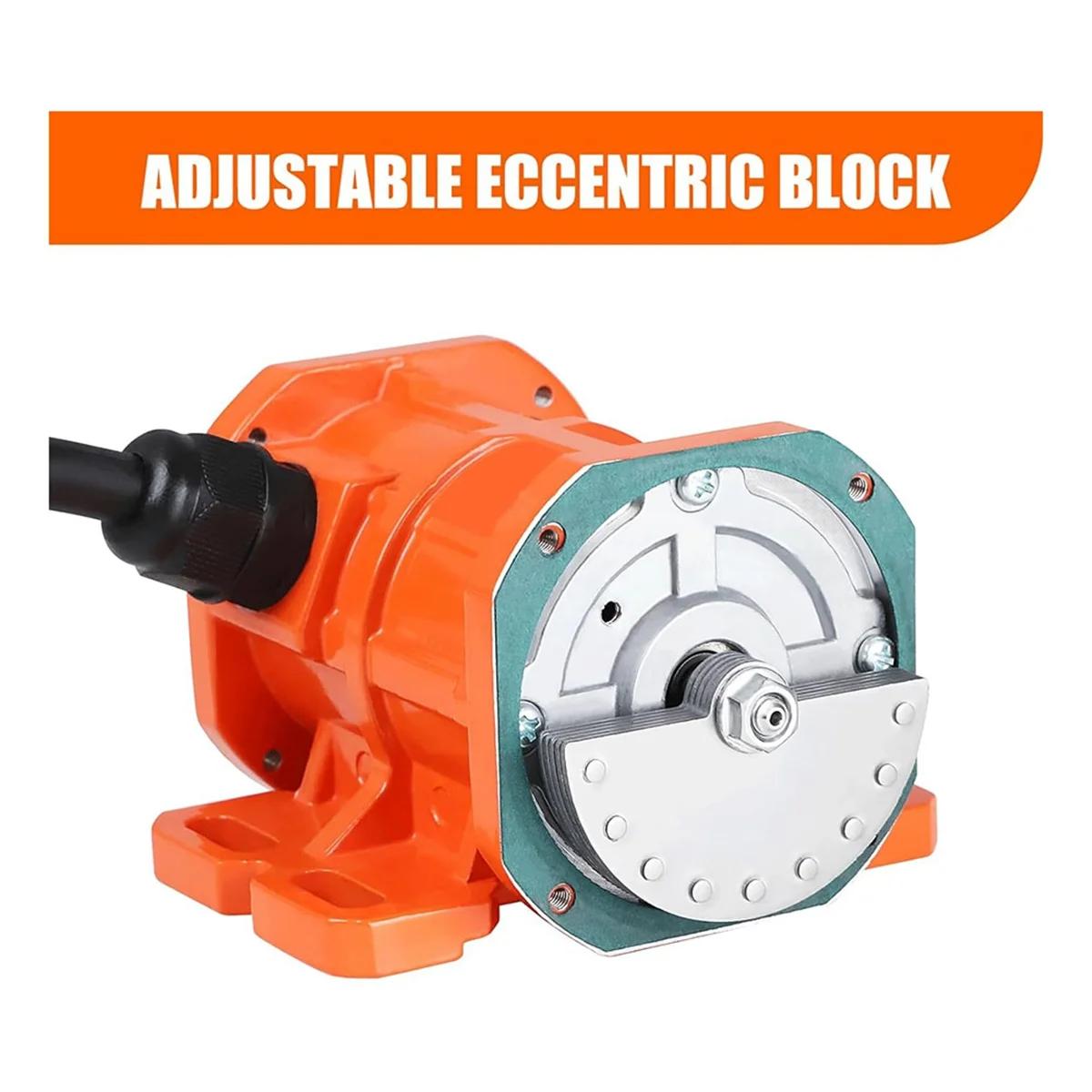 Vibration Motor for Salt Sand Applicator and Concrete Mixer 5000Rpm 100W DC12V Aluminum Housing Concrete Vibrator