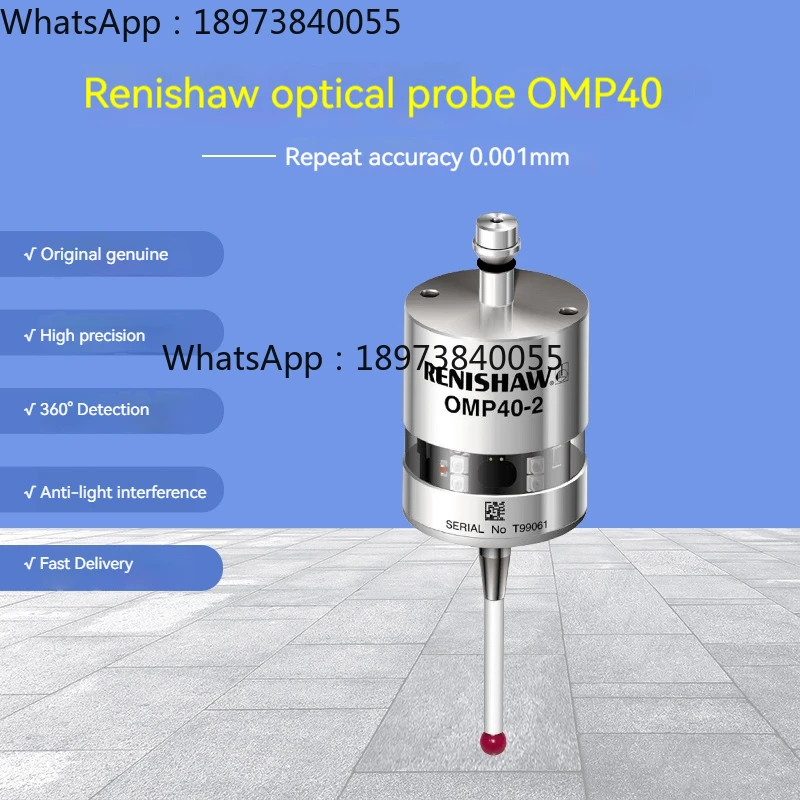 Renishaw wireless probe OMP40-2 infrared transmission probe measuring head for CNC machine tools on machining centers