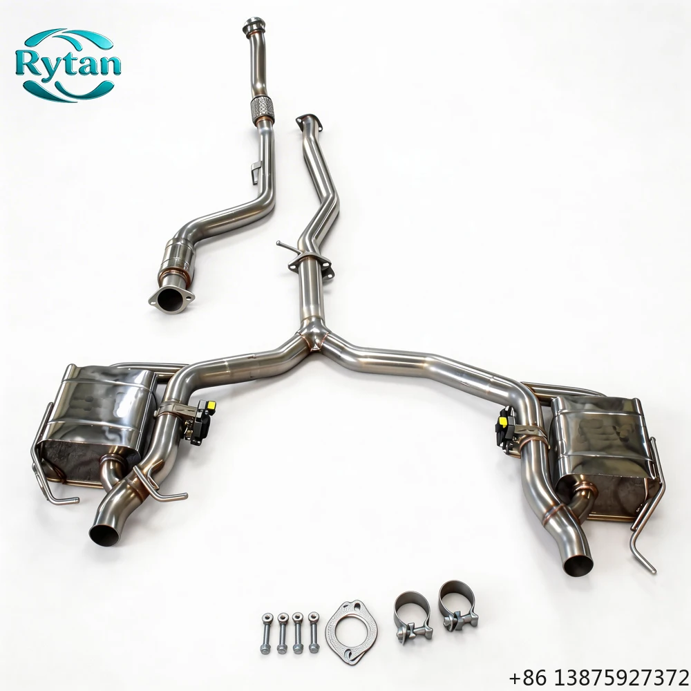 

Выхлопная система Rytan Performance Valved из нержавеющей стали с зеркальной полировкой, 1,5 мм, Catback для W206 C260