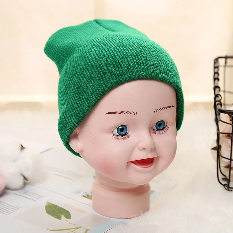 Kids Winter Hats for Newborn Boys Crochet Bonnet Toddler Girl Cap Children Baby Photography Props Boy Accessories Warmer Stuff