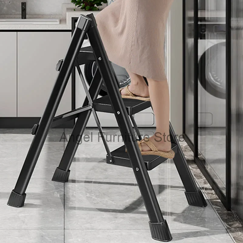 Multifunction Window Step Stools Decorative Luxury Window Metal Kitchen Ladders Attic Platform Prateleira Kitchen Furnitures