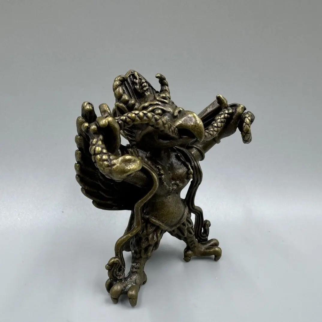 Tibetan snake dapeng bird eagle god Statue Sculpture Figurine Home Decoration
