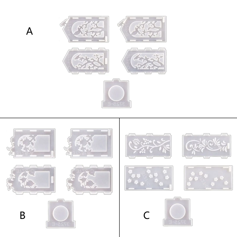 

Desktop Storage Decoration Lantern Pattern Pen Holder Silicone Casting Mold Dropshipping