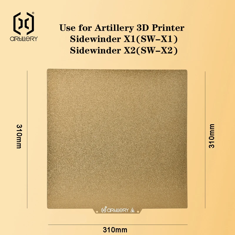 Imagem -03 - Artilharia 3d Peças de Impressora Flexível Pei Aço Construir Placa Heatbed para Sidewinder Sw-x1 & Sw-x2 e Genius & Genius Pro & Hornet