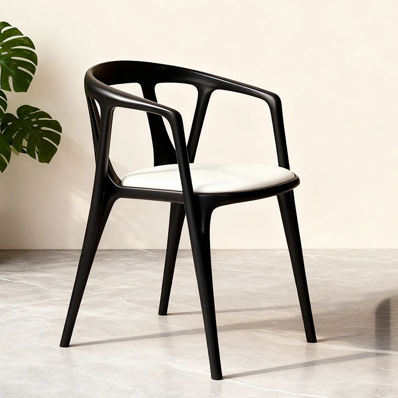 Luxurious Upscale Dining Chair Italian Designer Ash Wood Chairs  for Sale High-end Villa Nordic Minimalist Style Dining Chair