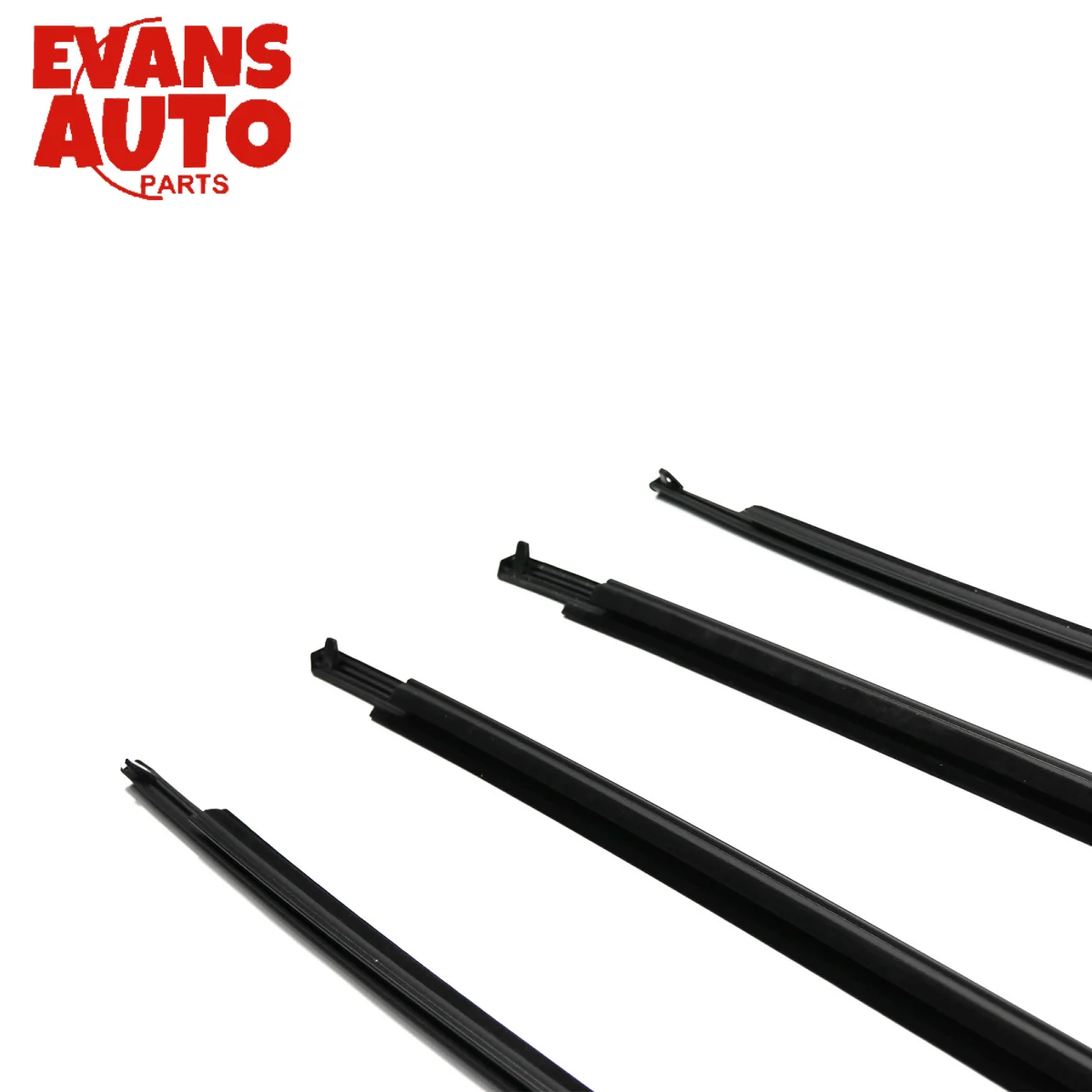 4Pcs Car Window Weatherstrip Black For Toyota EZ Verso 2011-2016 75720-0F030 75710-0F030 75740-0F030 57530-0F030