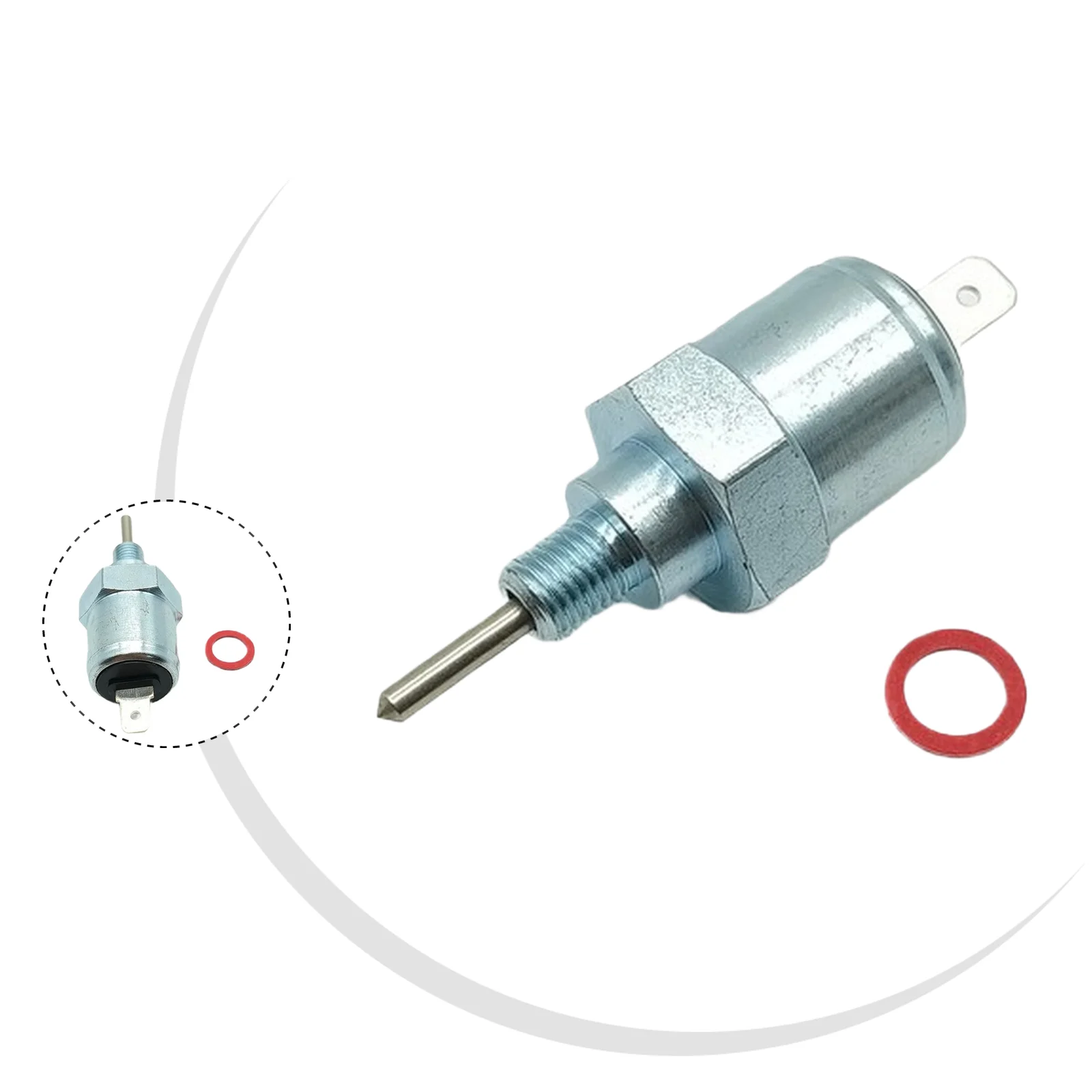 Fuel Cut Off Solenoid Valve Compatible with For Lawn Garden Tractors 170 175 180 185 240 245 260 LX172 LX173 LX176 LX178 GT242