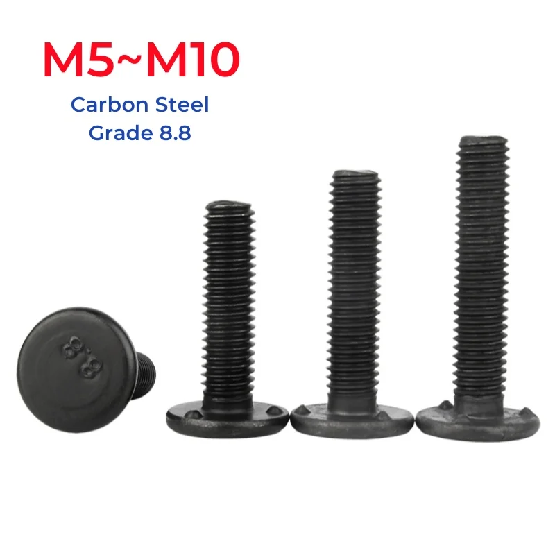 

M5 M6 M8 M10 Grade 8.8 Carbon Steel Flat Head Welding Screws Q198 Three-Point Car Welding Studs