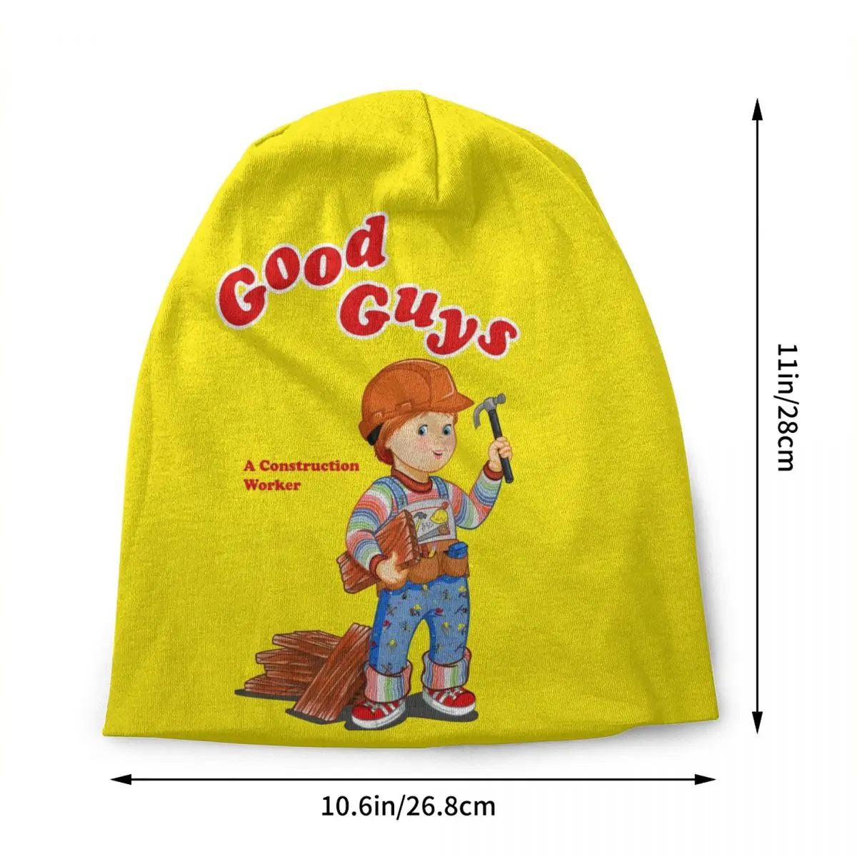 Good Guys Soldier Bonnet Hat Knit Hats Men Women Fashion Unisex Adult Child's Play Chucky Warm Winter Skullies Beanies Caps