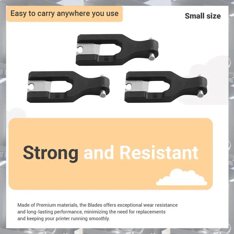 

Hot Selling-3Pcs For Bambu Filament Cutter Blades Replacement For Bambu Lab H2D 3D Printers Filament Cutter Spare Parts,3Pcs For