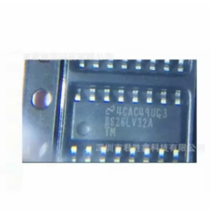 5PCS DS26LV32ATM  SOIC-16 Quad Differential Line Receiver 3.3V RS-422 Original