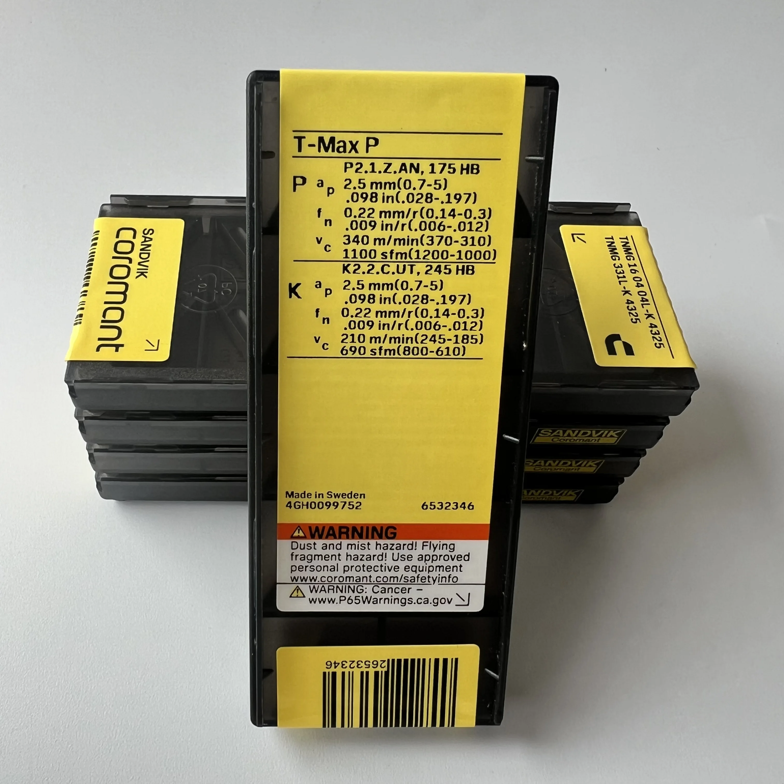 

TNMG160404L-K 4325 / Original product CNC cemented carbide blade 10 Pcs