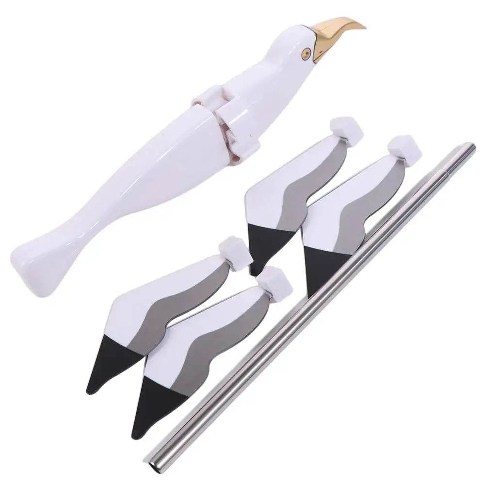 Weatherproof Seagull Windmill Stable Fade Resistant Bird Wind Spinners Plastic Decorative Bird Shape Windmill Spinners