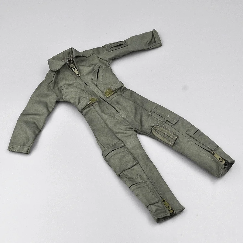 1/6th Male Sodier Clothes Pilot Combat Uniform Jumpsuit Model for 12\'\' Figure