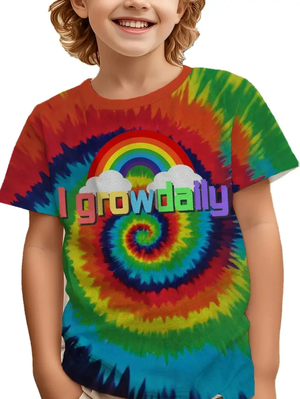 

Graphic T-Shirt for Boys 3D Print Pentagram T Shirt Casual Top Short Sleeves Streetwear Loose Round Neck Children's Clothing Boy