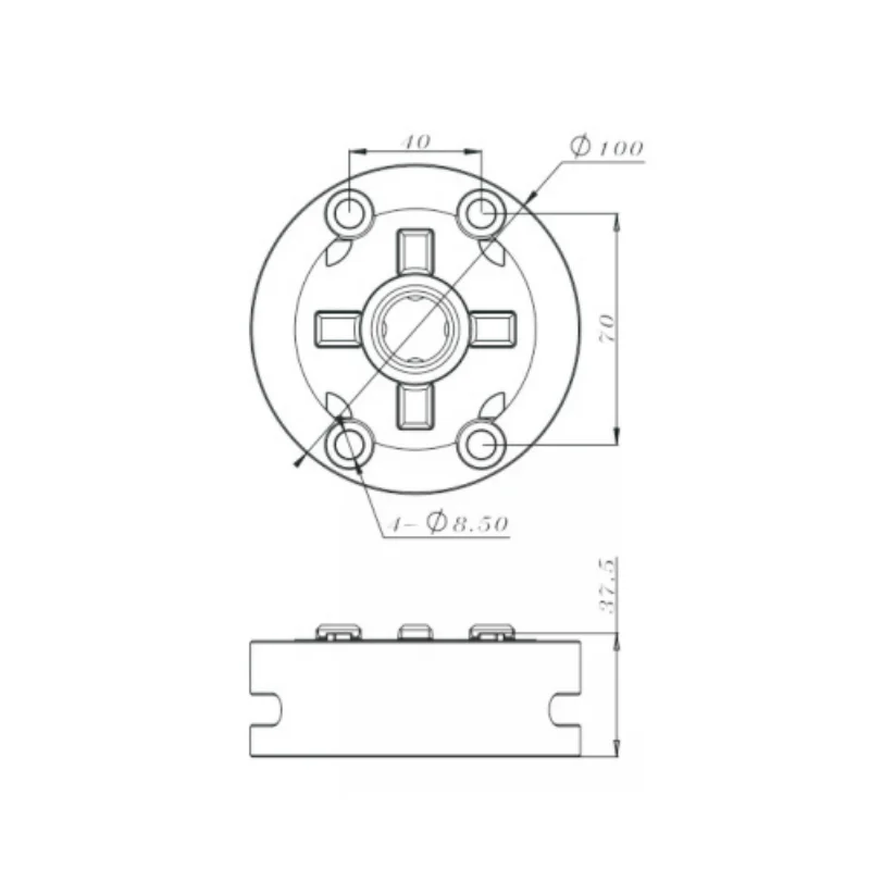 Ручной патрон D100mm с фиксатором рычага 3M0036 EWORA/3R Зажимной инструмент EDM