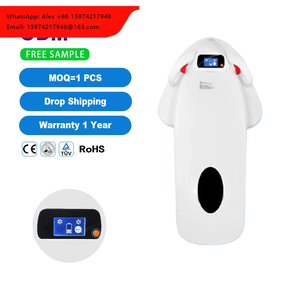 High-Speed 3200W 15km/h Mini Water Scooter Electric Surfboard PP Material Adults 36V Battery 6500rpm 60-120min Runtime 2 Gears