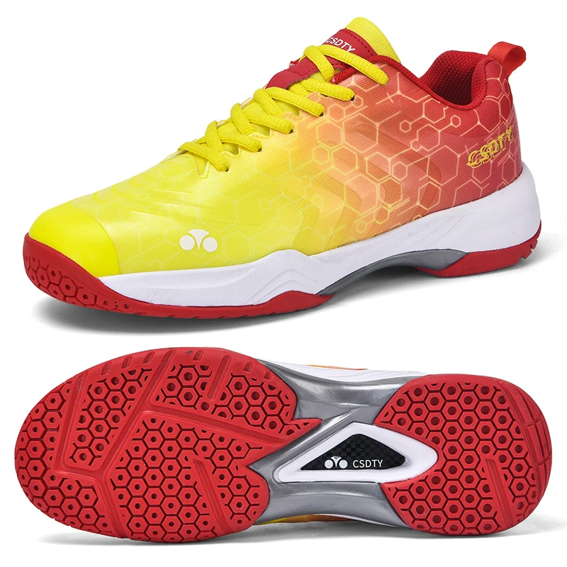 

Men Women Tennis Sneakers Breathable Badminton Shoes Athletic Training Shoes Outdoor Non-slip Wear Resistant Volleyball Shoes