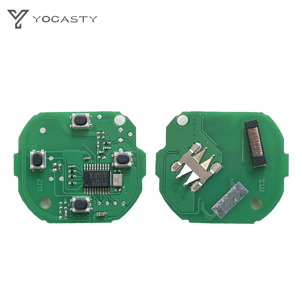 YOCASTY 3 Buttons 433MHz ID46 Chip PCF7941 Remote Car Key For Mercedes Benz Smart Fortwo 451 2007 2008 2009 2010 2011 2012 2013