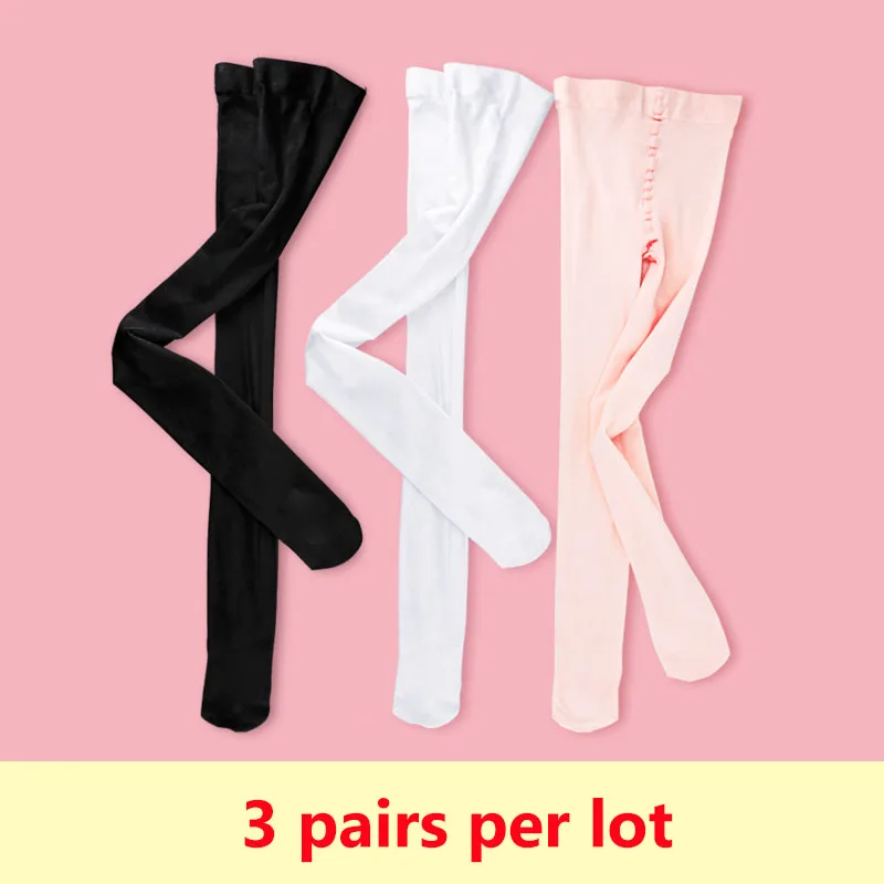 Collants de danse de ballet en nylon 80D pour enfants et adultes, filles et enfants